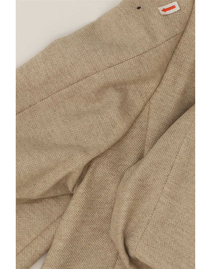 Giacca blazer da uomo a 2 bottoni Hugo Boss EU 52 XL Beige Lana vergine