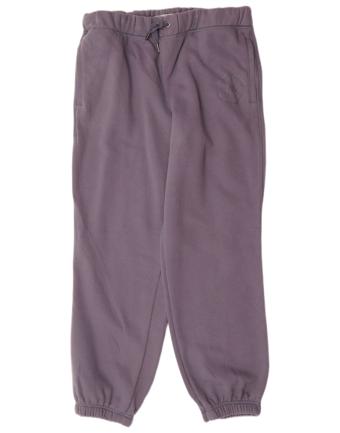 JACK WILLS Pantaloni da tuta da donna Joggers UK 16 Large Viola Cotone