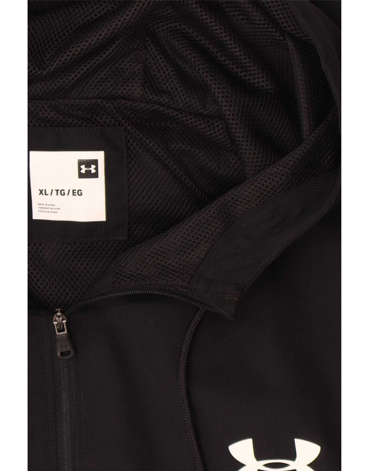 Giacca da tuta da uomo con cappuccio Under Armour XL Black Colourblock