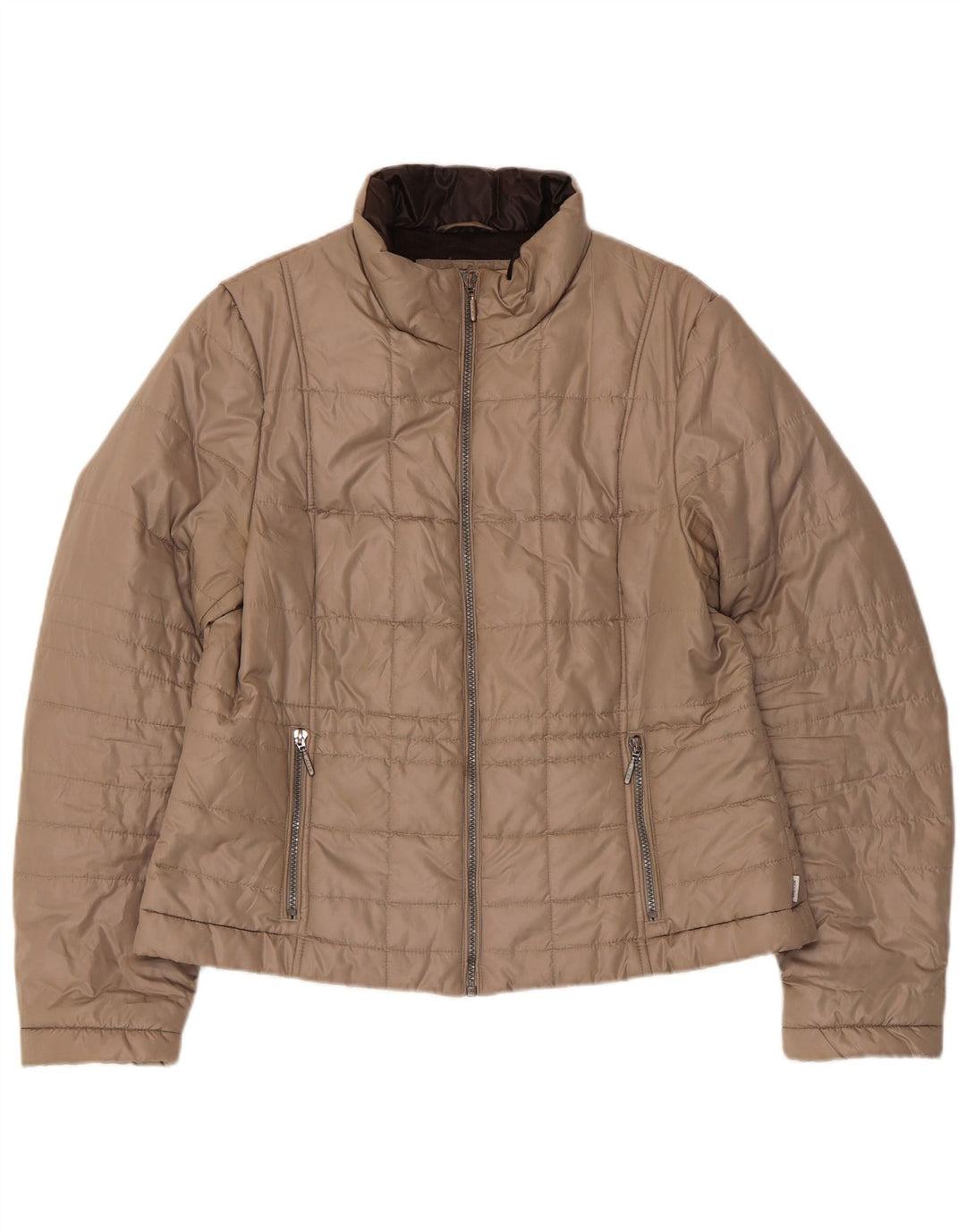 Giacca imbottita Geox Respira da donna UK 18 XL Poliestere beige