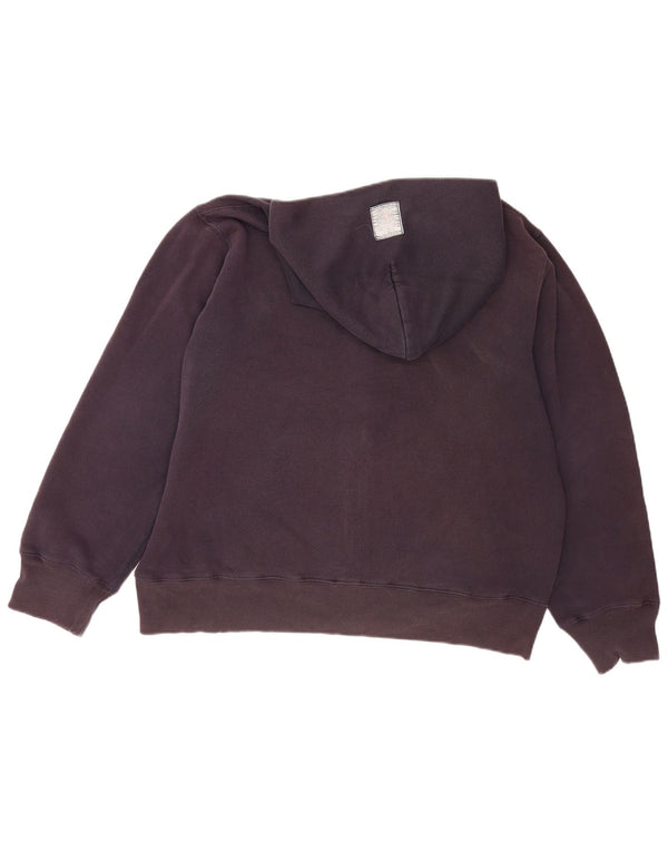 Maglione con cappuccio e zip grafica da uomo Ralph Lauren grande in cotone blu navy