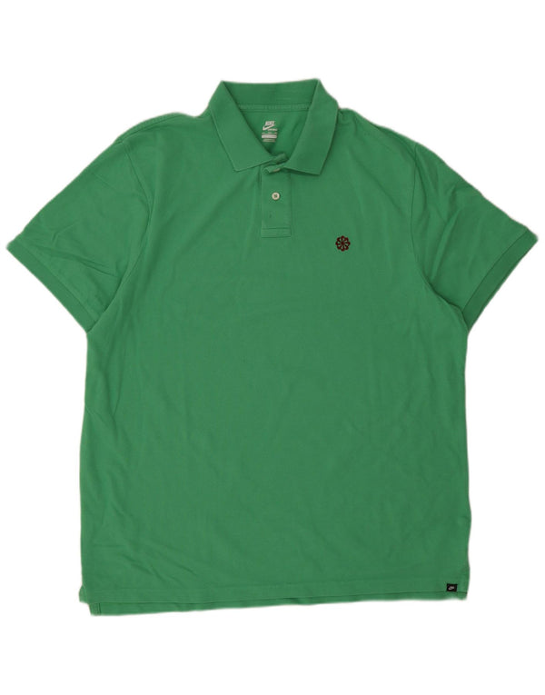 Polo Nike da uomo 2XL in cotone verde