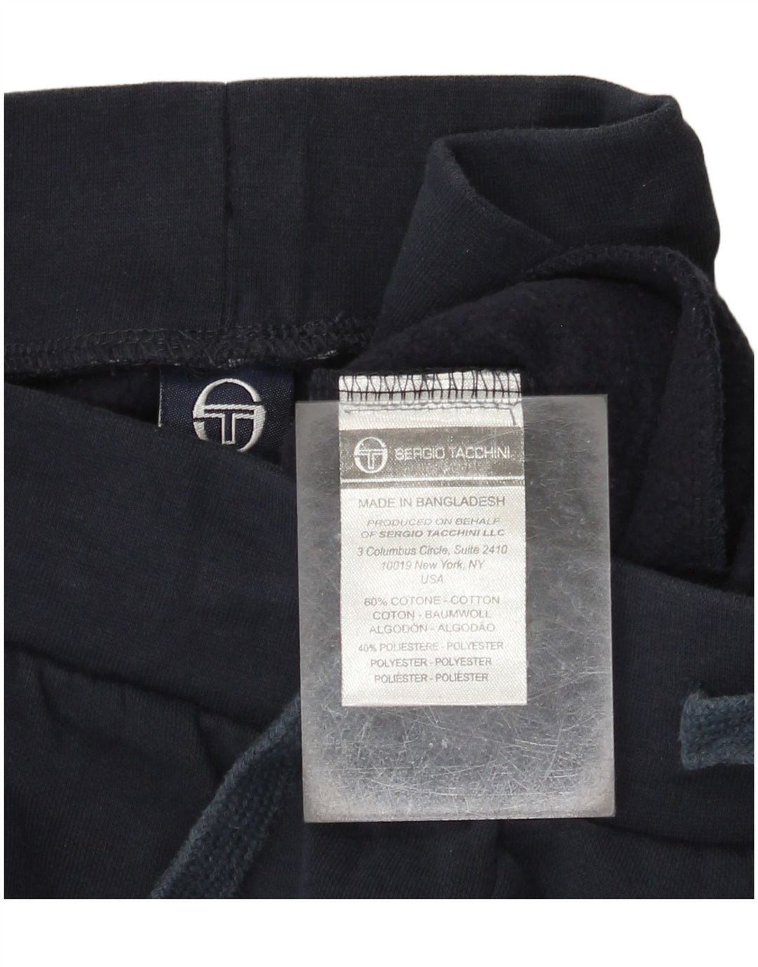 SERGIO TACCHINI Pantaloni da tuta da uomo Joggers medi in cotone blu navy