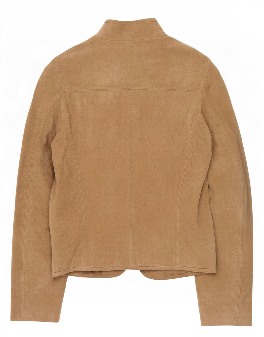 Giacca Scamosciata Donna Zarro IT 42 Pelle Beige Medio