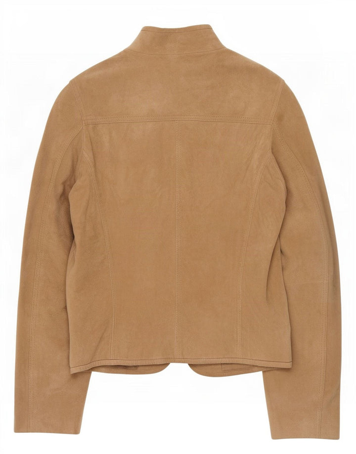 Giacca Scamosciata Donna Zarro IT 42 Pelle Beige Medio