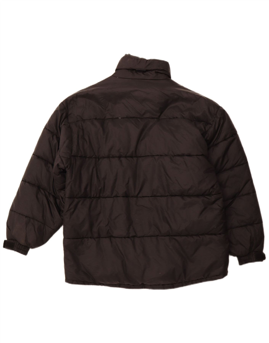 Giacca imbottita da uomo vintage UK 42 XL poliestere nero