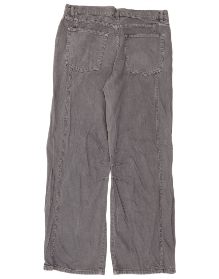 Jeans dritti da uomo Zara EU 44 Large W34 L32 Cotone grigio