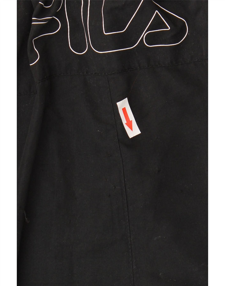 Pantaloni da tuta FILA da uomo con grafica Capri XL poliestere nero