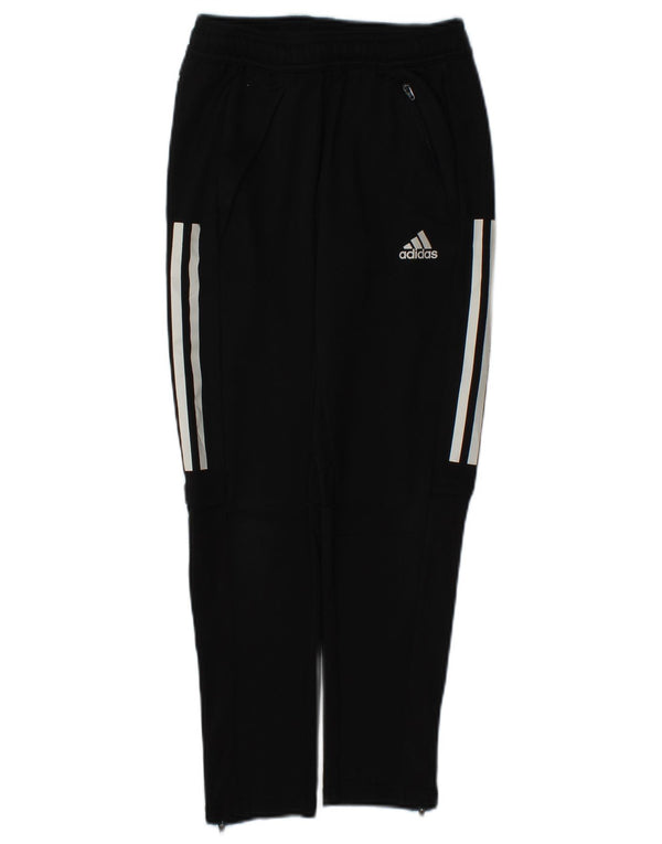 Pantaloni della tuta Adidas Aeroready da ragazzo 9-10 anni in poliestere nero