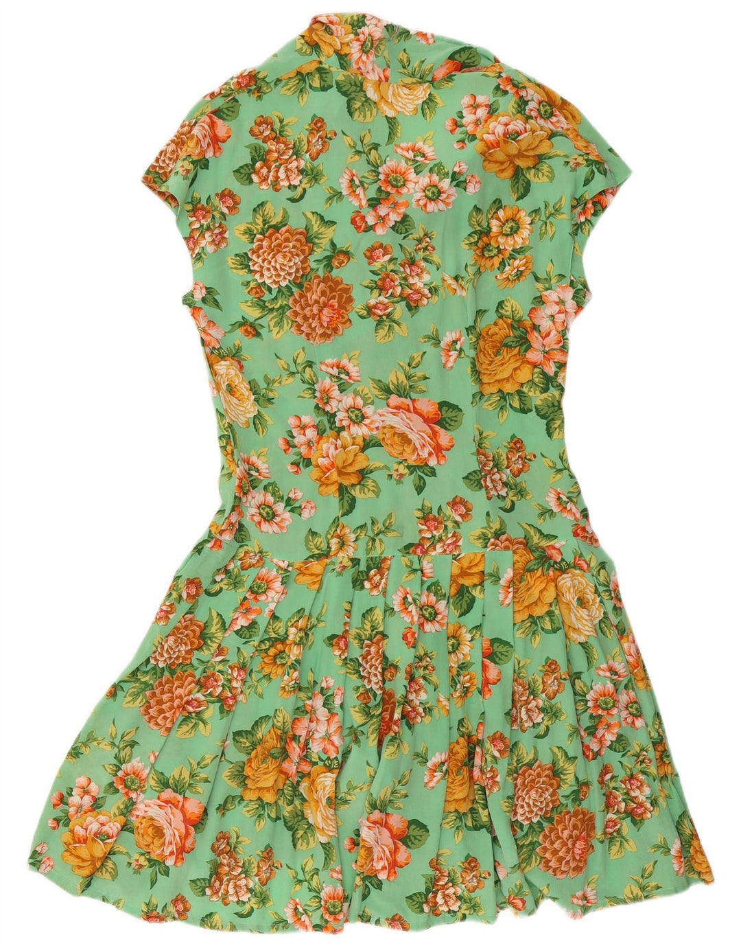 Abito a trapezio da donna Spirit IT 44 Verde medio floreale