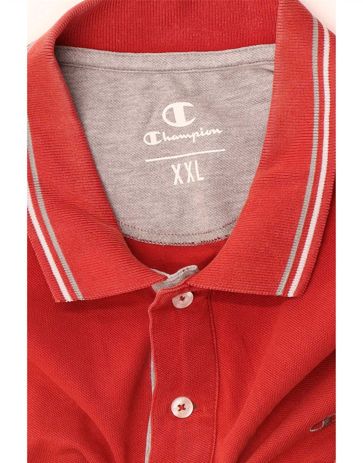 Polo da uomo Champion 2XL a righe rosse