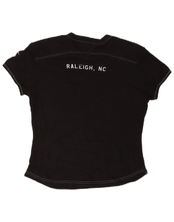 T-shirt grafica da donna Champion Top UK 18 XL Nera
