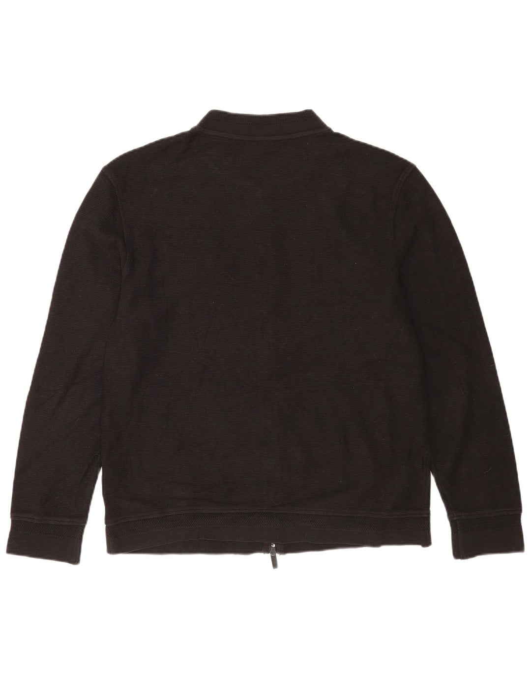 Maglione cardigan da uomo Massimo Dutti grande cotone nero