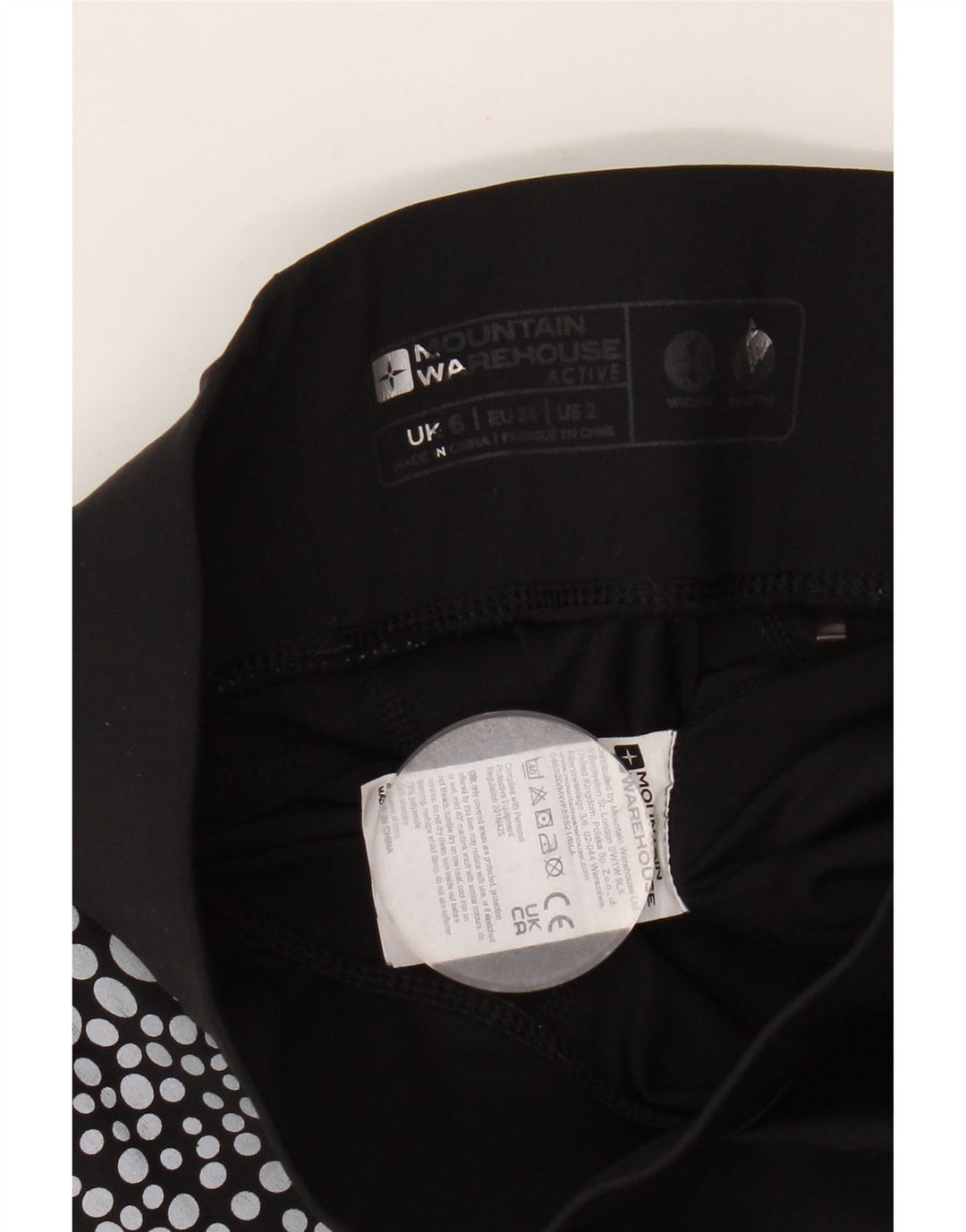 Leggings da donna Mountain Warehouse UK 6 XS Poliammide maculato nero