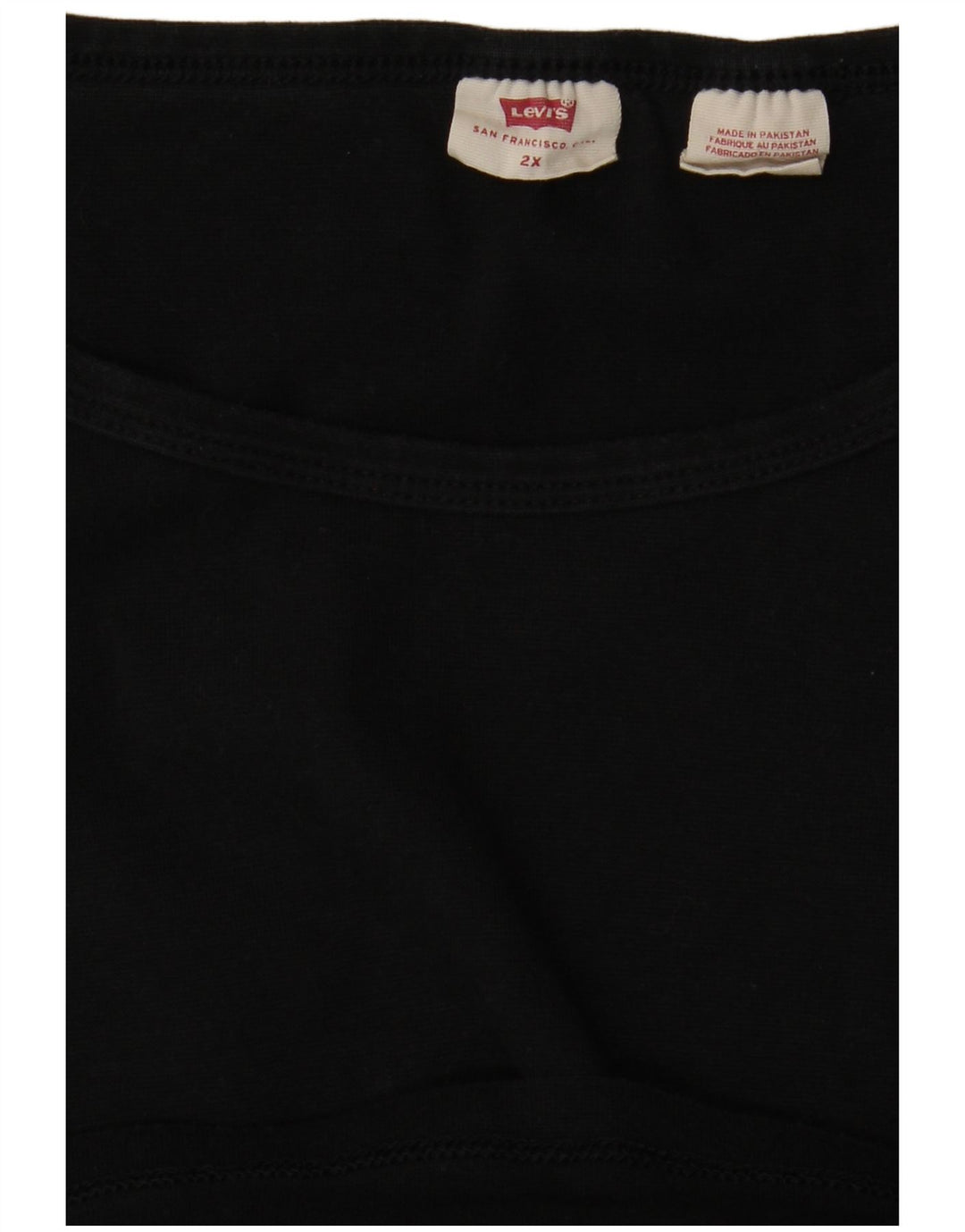 Maglietta da donna LEVI'S UK 20 2XL Nera