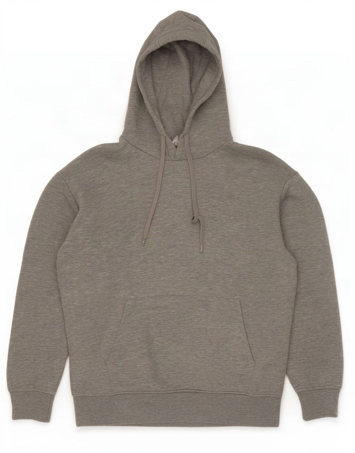 Maglione con cappuccio da uomo Zara grigio medio chiazzato