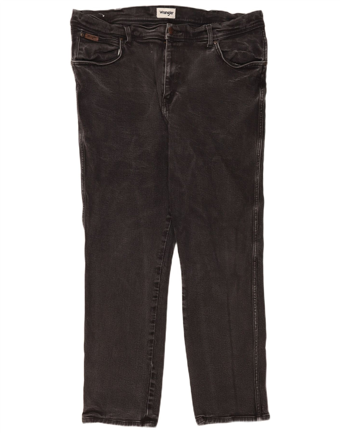 Jeans dritti da uomo Wrangler Texas W42 L32 cotone grigio