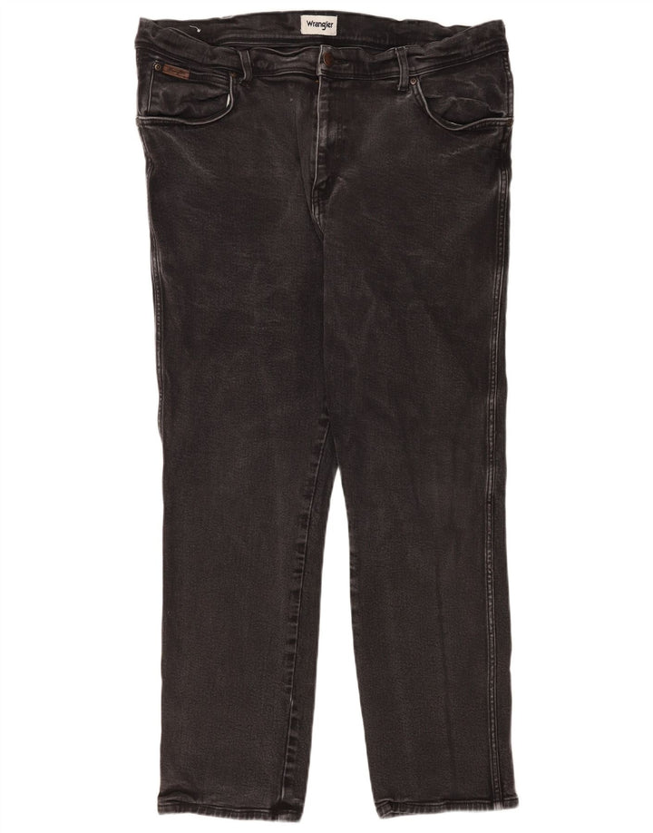 Jeans dritti da uomo Wrangler Texas W42 L32 cotone grigio