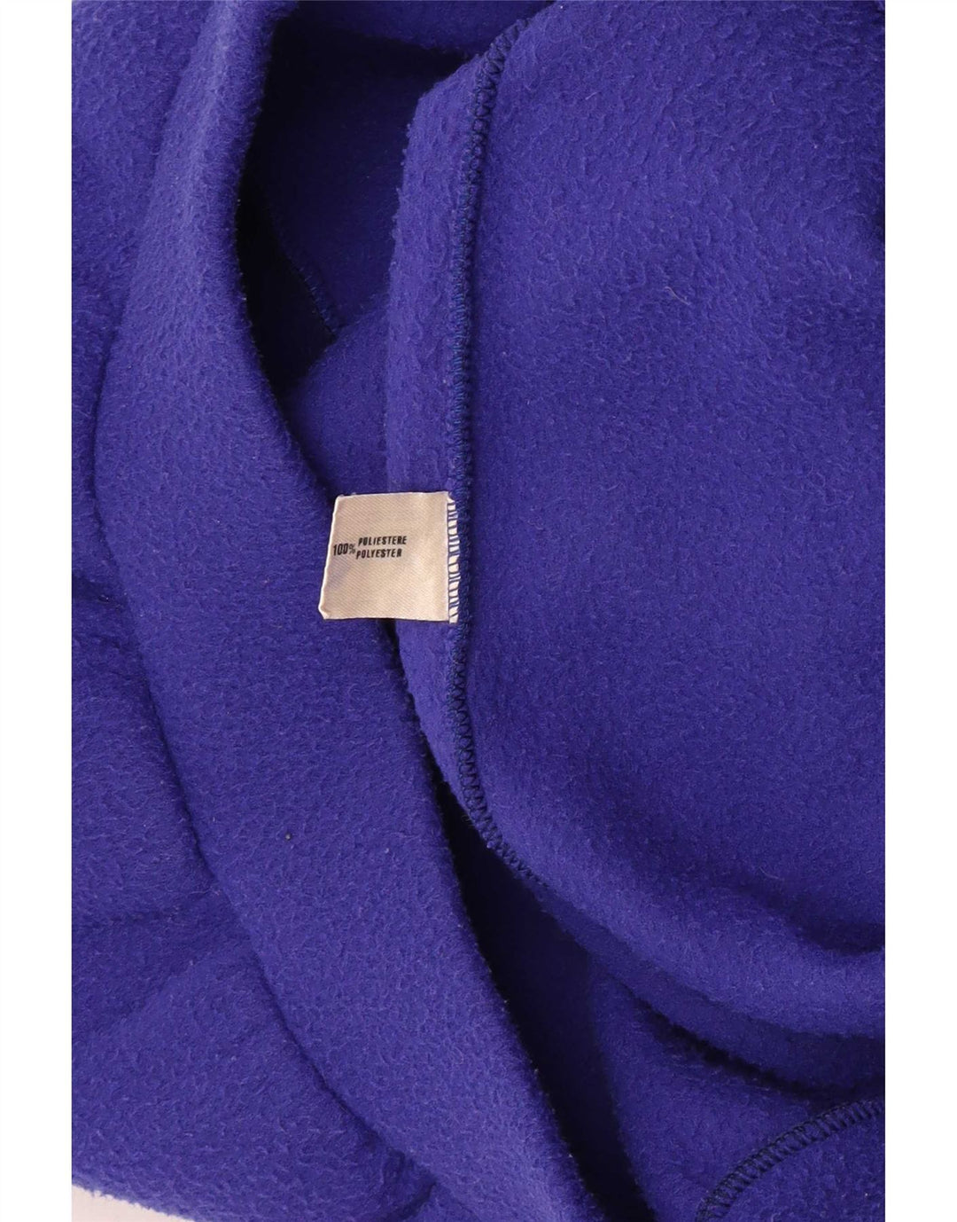 Maglione in pile grafico vintage da uomo grande blocco di colori multicolore