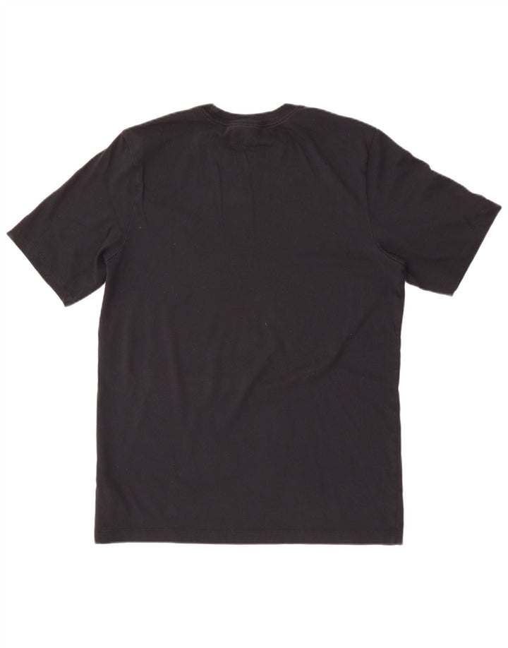 T-shirt grafica Nike Dri Fit da uomo in cotone medio nero