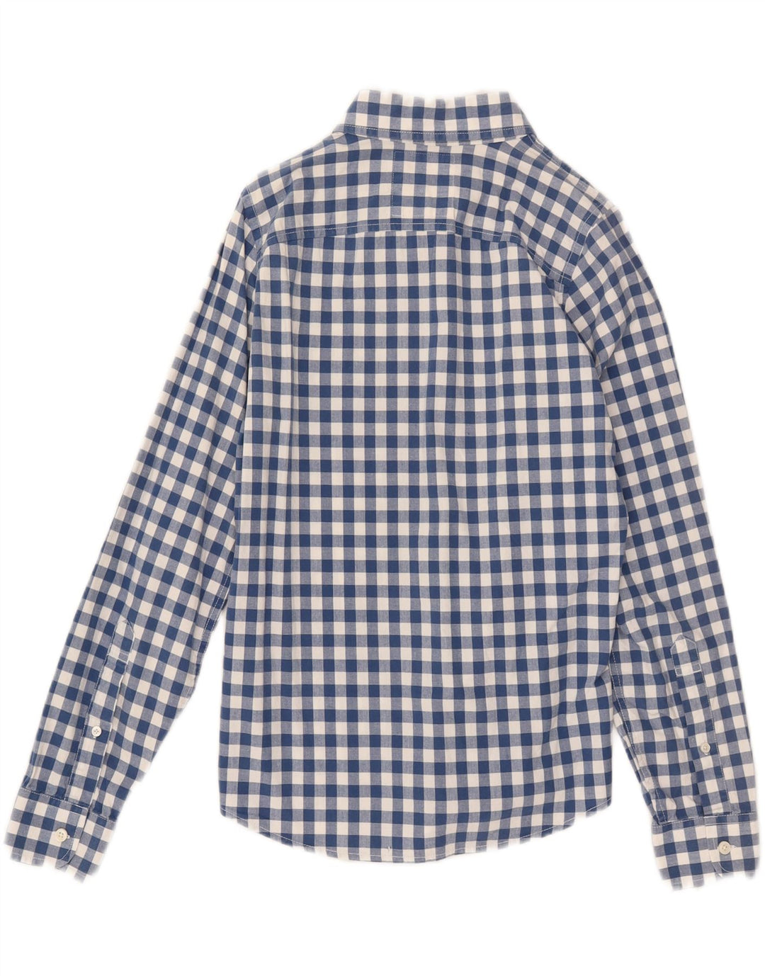 Camicia da uomo HOLLISTER piccola in cotone a quadretti blu navy