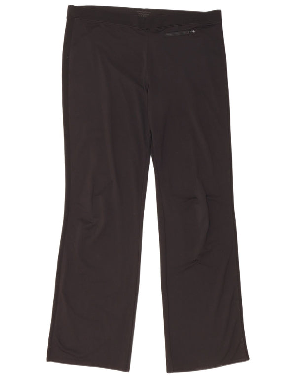 Pantaloni da tuta da donna Marks & Spencer UK 16 Large Nero Poliestere