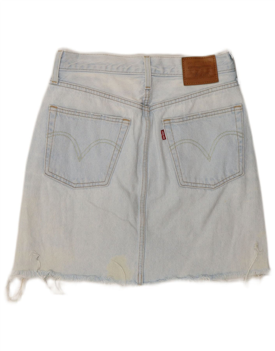 Gonna di jeans da donna Levi's W26 piccola blu