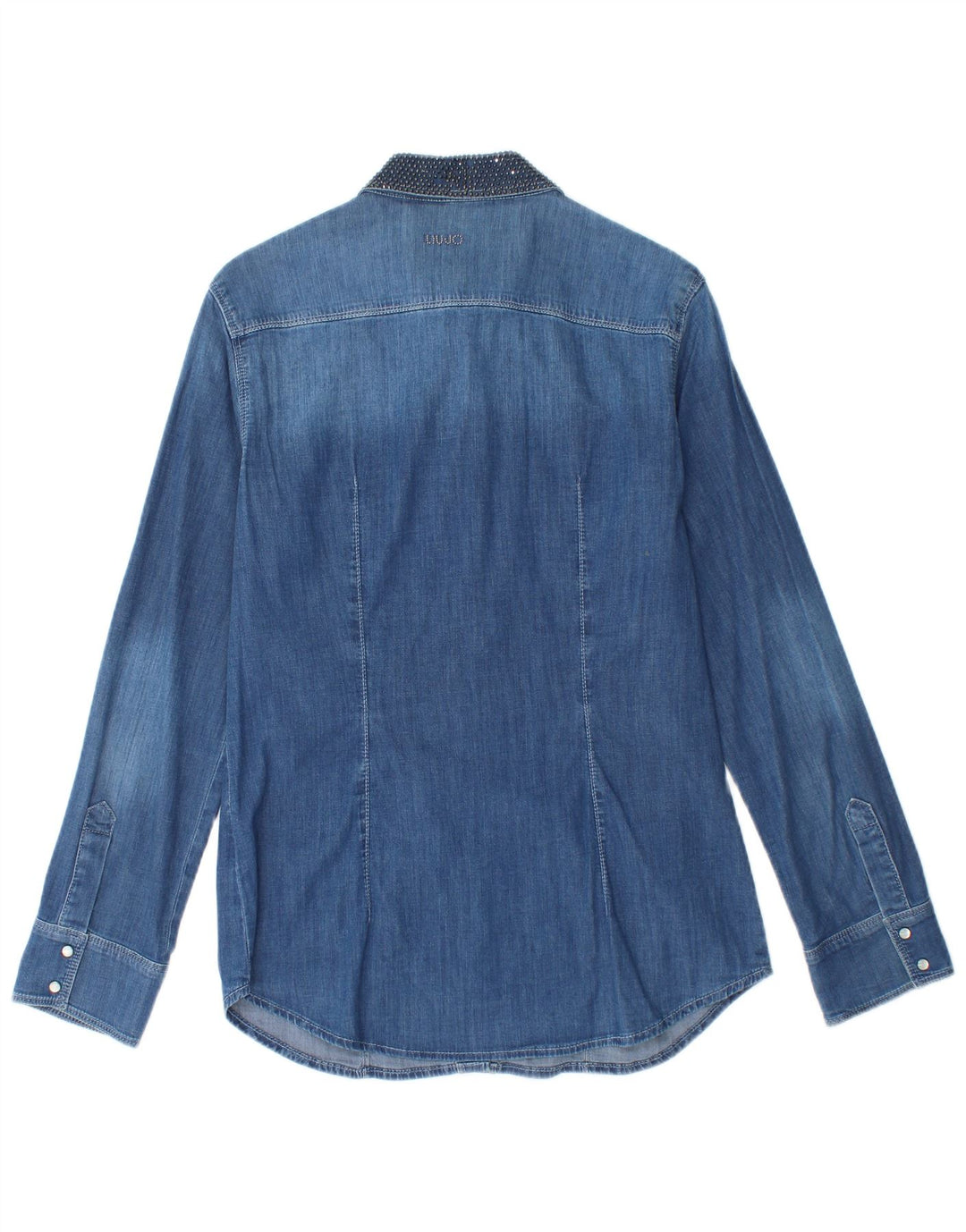 Camicia Jeans Donna Liu Jo IT 46 Large Blu Cotone
