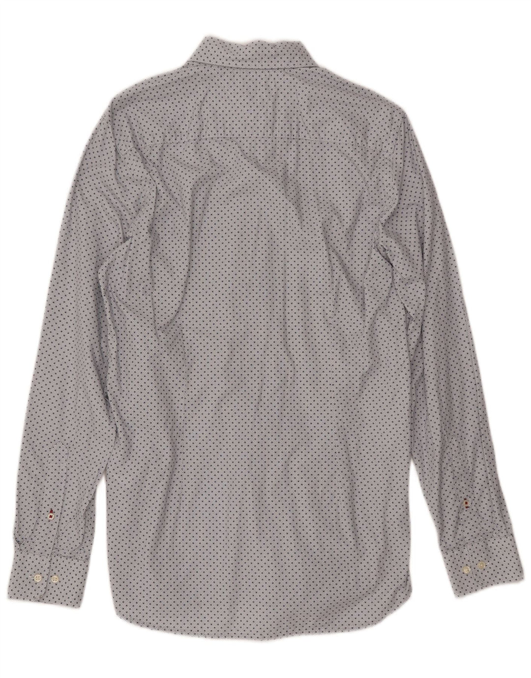 TOMMY HILFIGER Camicia slim fit da uomo in cotone maculato bianco medio