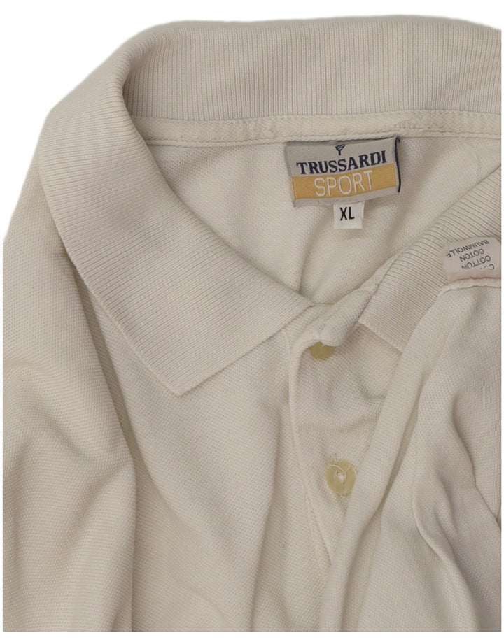 Polo Uomo TRUSSARDI XL Cotone Bianco