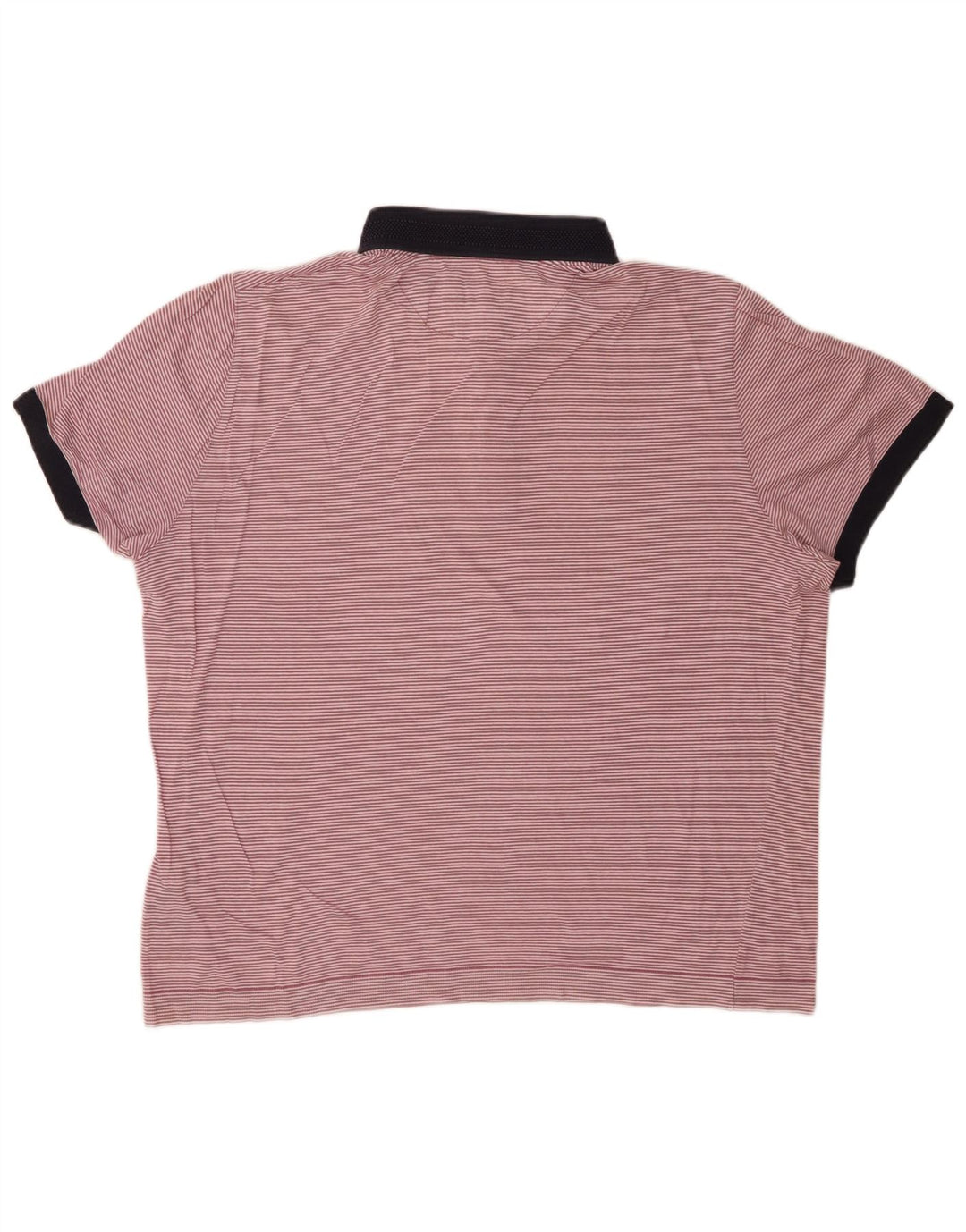 Polo da uomo TED BAKER taglia 5 XL cotone gessato rosa