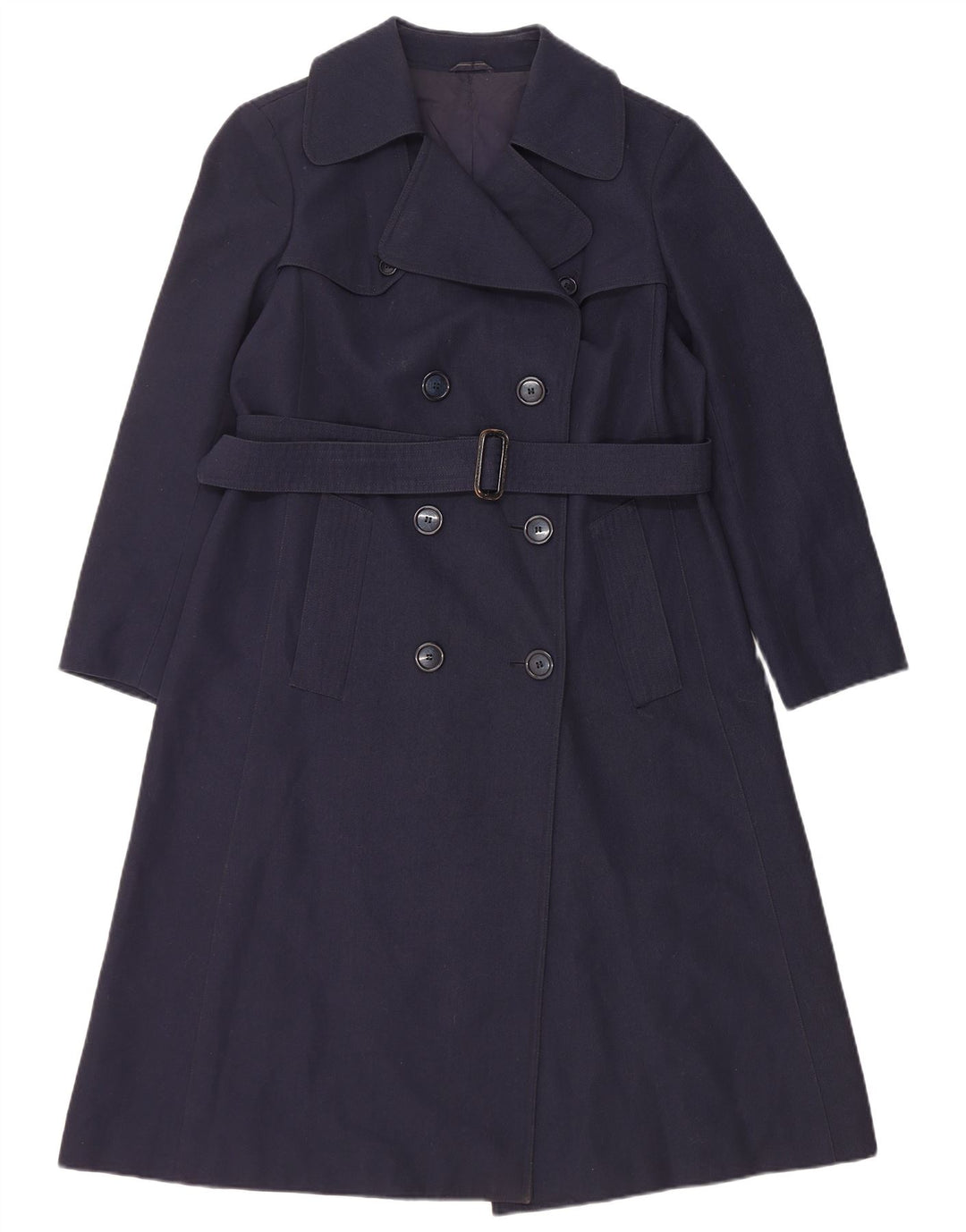 Cappotto doppiopetto da donna NINO UK 10 piccolo poliestere blu navy