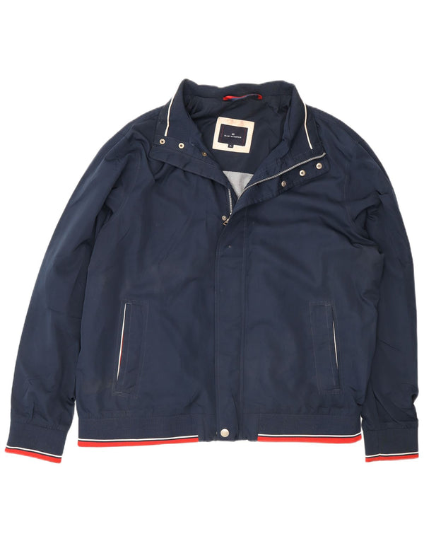 Giubbotto bomber da uomo Marks & Spencer blu Harbour UK 42 XL poliestere blu scuro