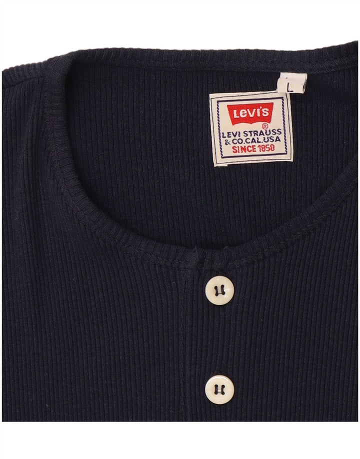Canotta da donna Levi's UK 14 grande blu navy