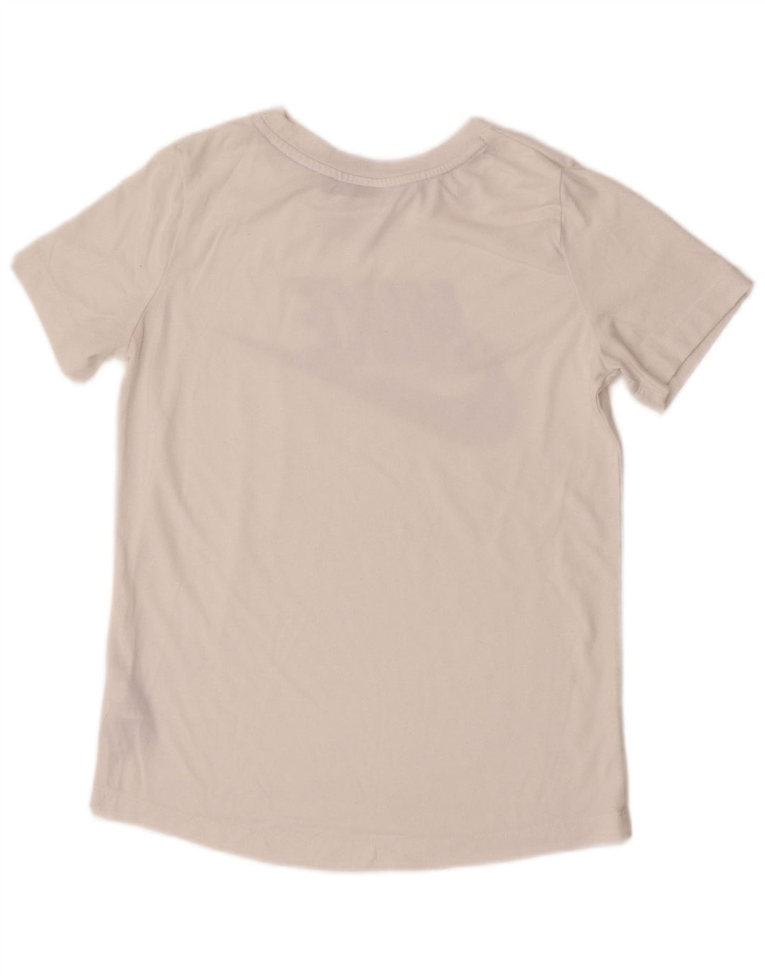 T-shirt grafica da donna Nike Top UK 10 piccola bianca in poliestere