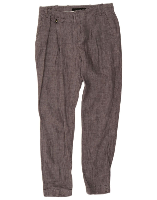 Pantaloni chino slim da uomo Zara XS W24 L26 Grigi