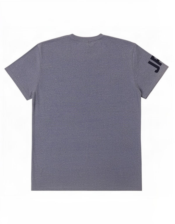 T-shirt grafica da uomo Superdry Top grande in poliestere chiazzato blu