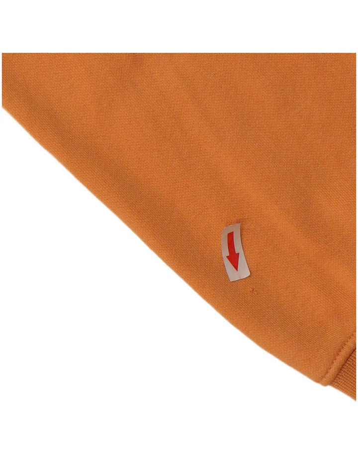 Maglione con cappuccio da uomo CHAMPION in cotone arancione medio