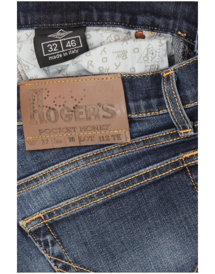 Jeans Bootcut da donna Roy Rogers IT 46 Large W32 L36 Cotone blu