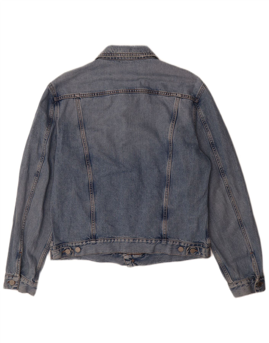Giacca di jeans da uomo Benetton UK 40 grande cotone blu