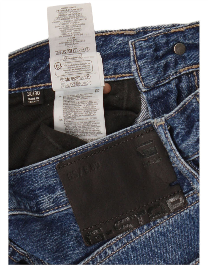 Jeans dritti da uomo G-Star W30 L30 cotone blu
