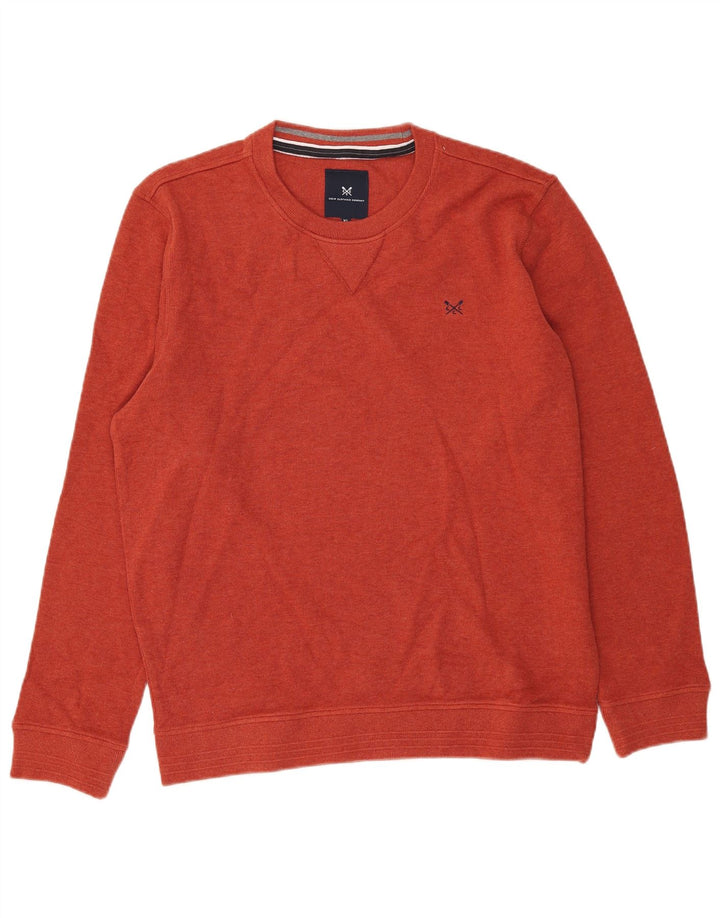 Crew Clothing Felpa da uomo Maglione XL Cotone arancione