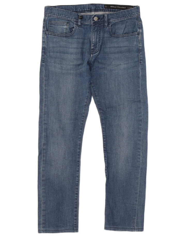 ARMANI EXCHANGE Jeans slim da uomo W31 L28 cotone blu