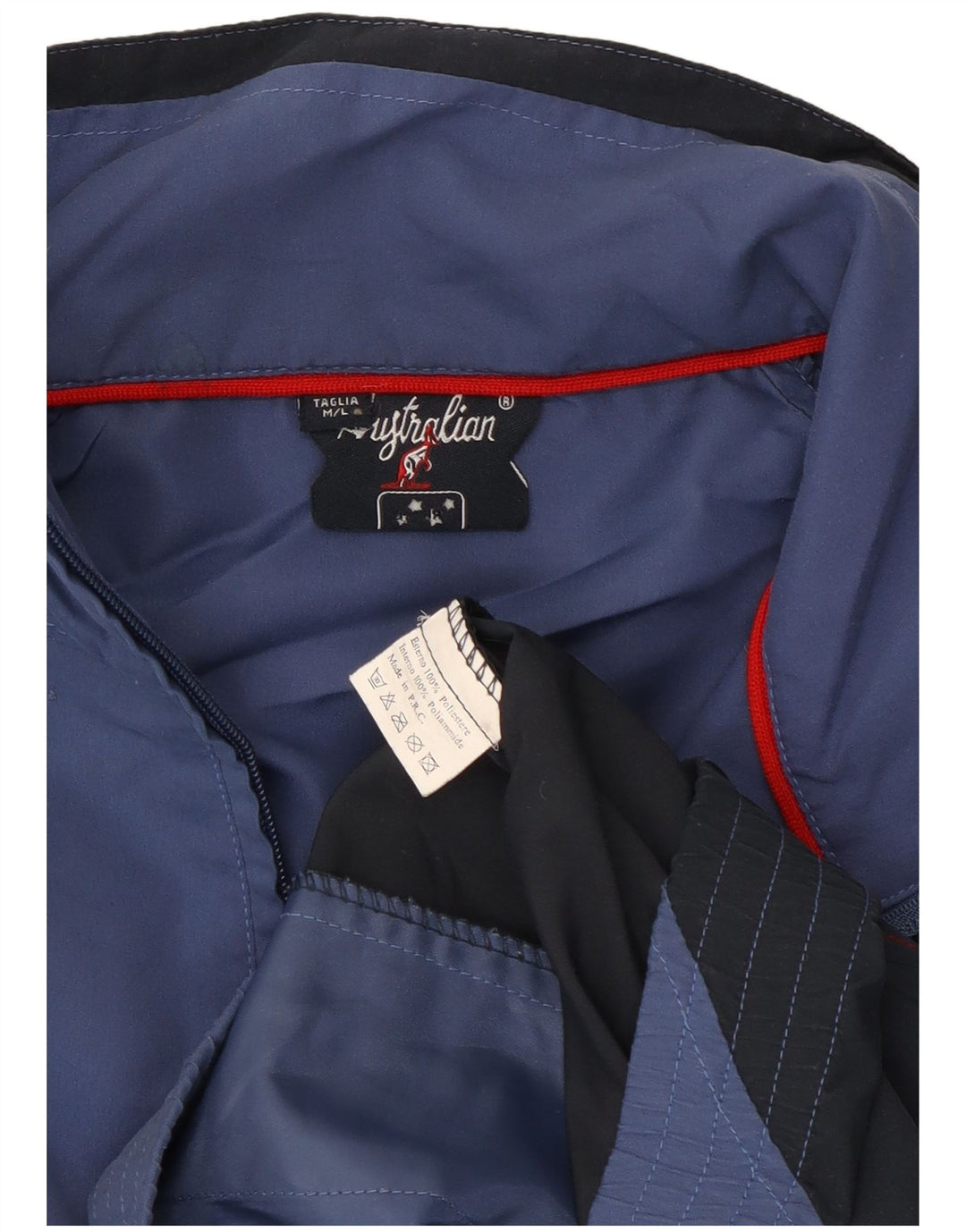 AUSTRALIAN L'ALPINA Giacca da tuta da uomo blu medio color block