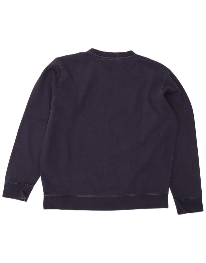 Felpa grafica da uomo Fila Jumper XL in cotone blu navy