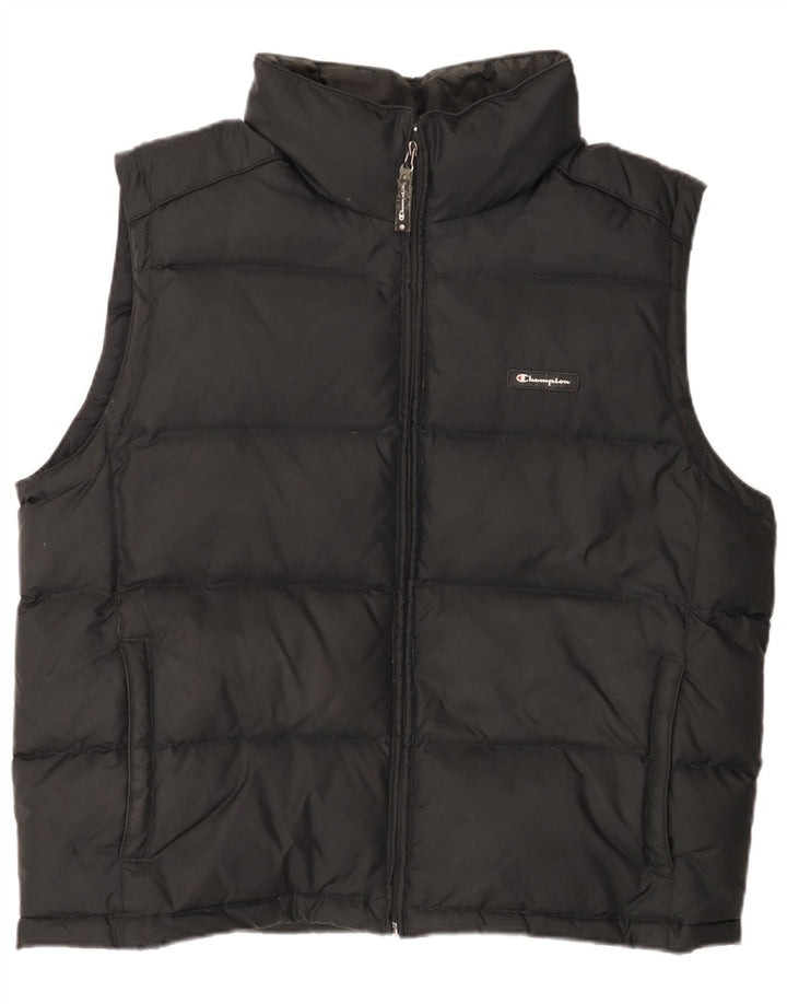 Gilet imbottito da uomo Champion UK 42 XL nero in poliammide