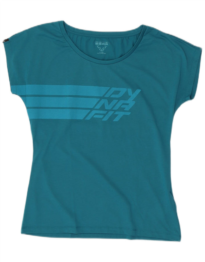 Maglietta grafica da donna Dynafit Top UK 18 XL poliestere blu