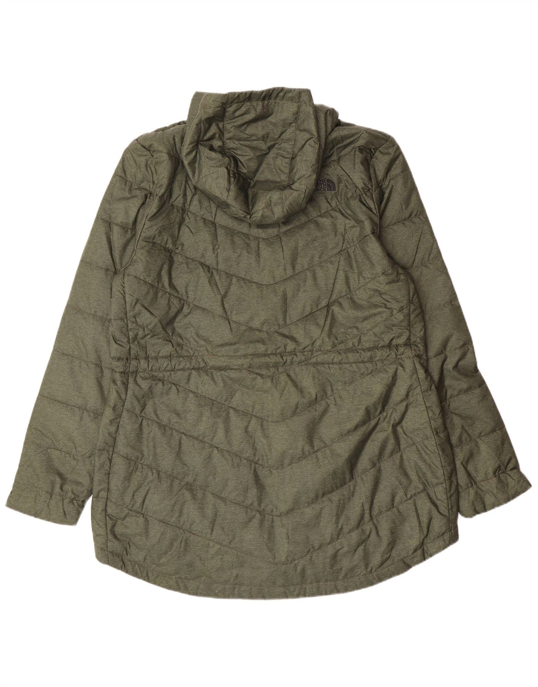 Cappotto imbottito con cappuccio da donna The North Face UK 18 XL poliestere kaki moderno