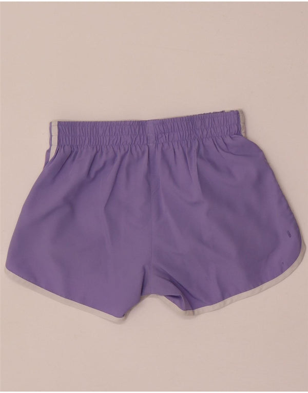 Pantaloncini sportivi Adidas da donna UK 4 XS poliestere viola