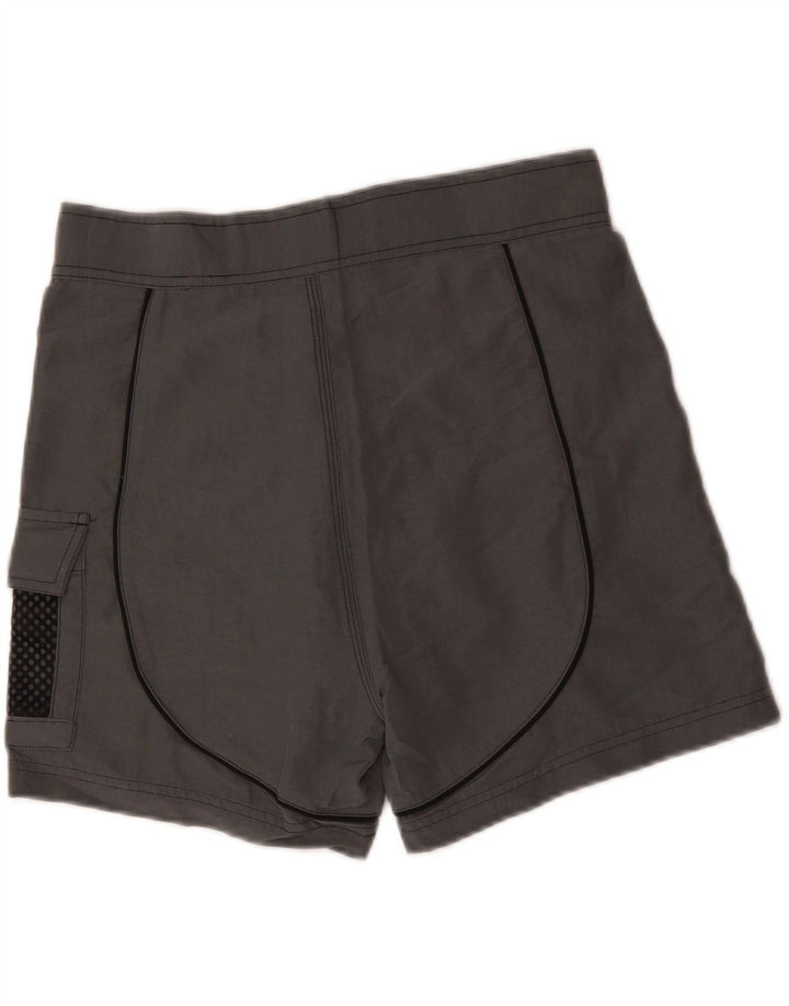 SUNDEK Mens Swimming Shorts Medium  Grey Colourblock Nylon Vintage Sundek and Second-Hand Sundek from Messina Hembry 